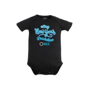 FFLIRTYGO - Typographic Print Envelop-Neck Romper