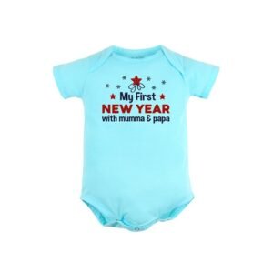 FFLIRTYGO - Typographic Print Crew-Neck Romper