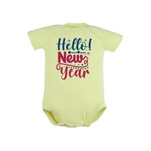 FFLIRTYGO - Typographic Print Crew-Neck Romper