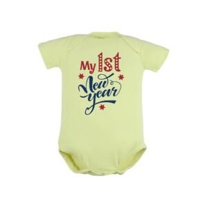 FFLIRTYGO - Typographic Print Envelop-Neck Onesie