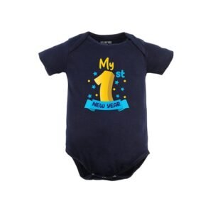 FFLIRTYGO - Typographic Print Crew-Neck Romper