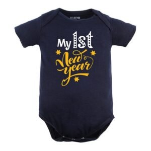 FFLIRTYGO - Typographic Print Envelop-Neck Onesie