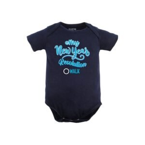 FFLIRTYGO - Typographic Print Envelope-Neck Onesies