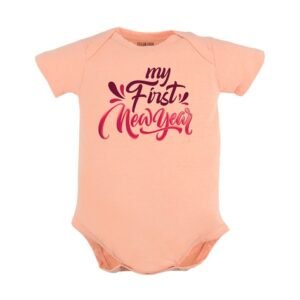 FFLIRTYGO - Typographic Print Envelope-Neck Romper