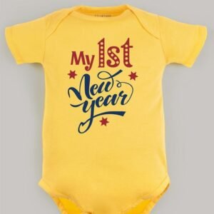 FFLIRTYGO - Typographic Print Envelop-Neck Onesie