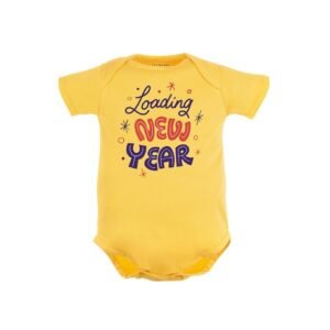 FFLIRTYGO - Typographic Print Envelop-Neck Onesie
