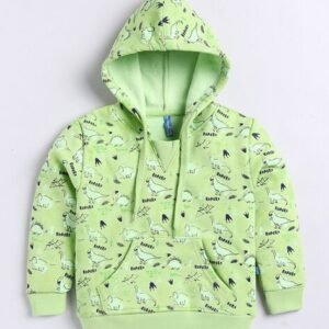 GAME BEGINS Printed Hoodie with Kangaroo Pocket