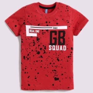 GAME BEGINS Boys Printed Regular Fit Round-Neck T-Shirt