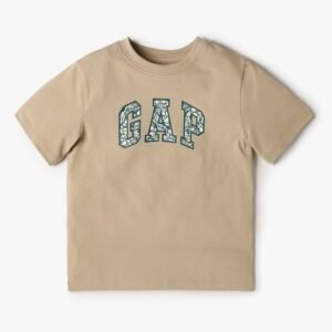 Gap Kids Boys Novelty Logo Print Knitted T-Shirt