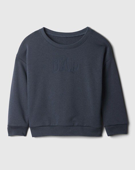 Gap Kids Boys Crew-Neck Brand Logo Print Sweatshirt