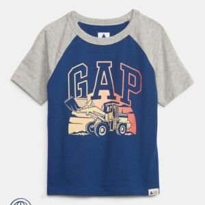Gap Kids Colorblock Raglan Sleeve Logo T-Shirt