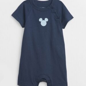 Gap Kids - Round-Neck Rompers with Placement Print