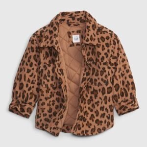 Gap Kids Baby Leopard Print Button Down Shacket