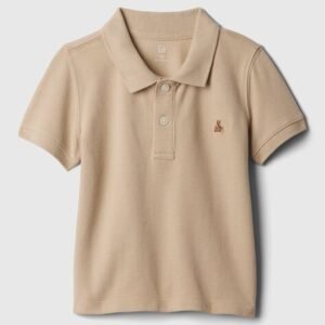 Gap Kids Boys Short Sleeves Pique Polo-Neck T-Shirt
