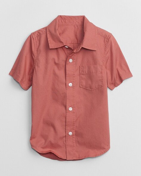 Gap Kids Cotton Spread Collar Shirt