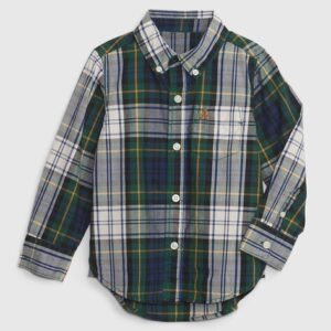Gap Kids Boys Checked Relaxed Fit Shirt