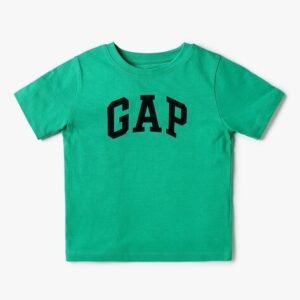 Gap Kids Boys Logo Print Relaxed Fit Crew-Neck T-Shirt