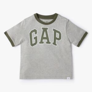 Gap Kids Brand Print Relaxed Fit Round-Neck T-Shirt