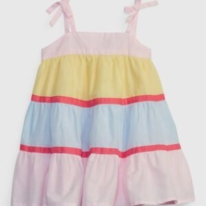 Gap Kids Colourblock Tiered Dress & Briefs Set