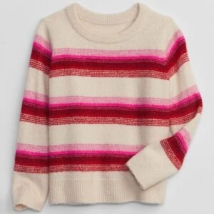 Gap Kids Striped Sweater with Ribbed Hem