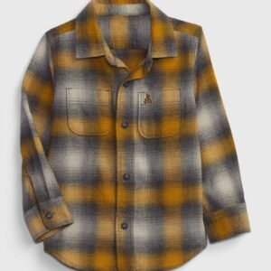Gap Kids Checked Shirt with Patch Pockets