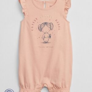 Gap Kids - Graphic Print Round-Neck Romper
