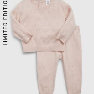 Gap Kids Set of 2 Heart Embroidered Top & Pants