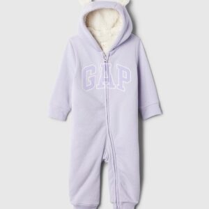 Gap Kids - Infants Brand Print Zip-Front Onesies