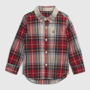 Gap Kids Boys Checked Relaxed Fit Shirt