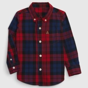 Gap Kids Boys Checked Relaxed Fit Shirt