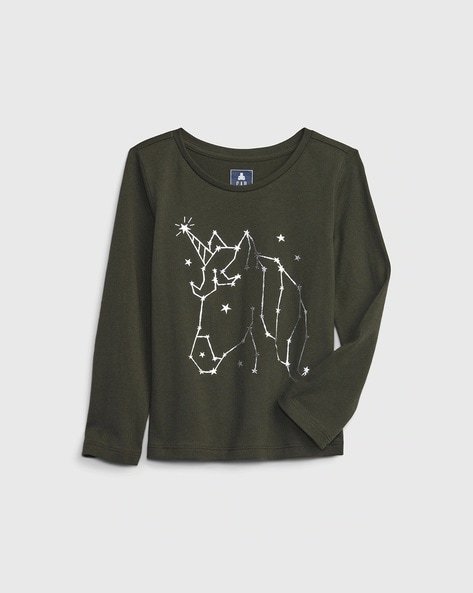 Gap Kids Graphic Print Crew-Neck T-Shirt