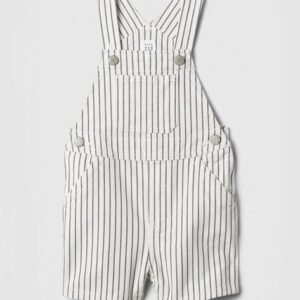 Gap Kids Boys Striped Dungaree with Pockets