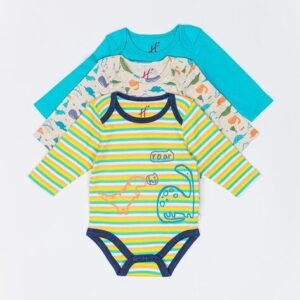 H by Hamleys - Pack of 3 Printed Onesies