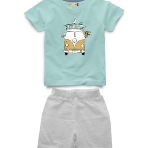 Hellcat Graphic Print T-Shirt & Shorts Set