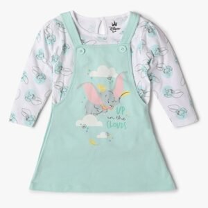 INF FRENDZ Dumbo Print Dungaree with Top