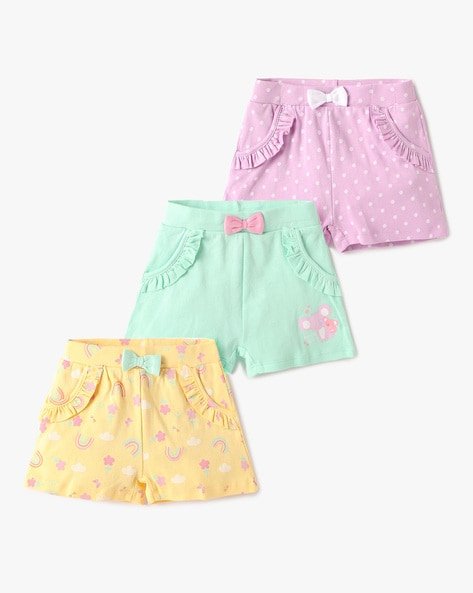 INF FRENDZ Pack Of 3 Graphic Print Shorts