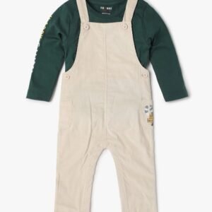 INF FRENDZ Boys Dungaree with T-Shirt