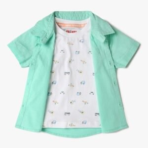 INF FRENDZ Boys Printed Twofer Shirt