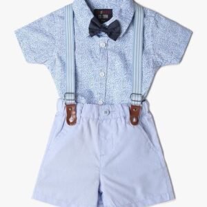 INF FRENDZ Boys Printed Shirt & Shorts Set