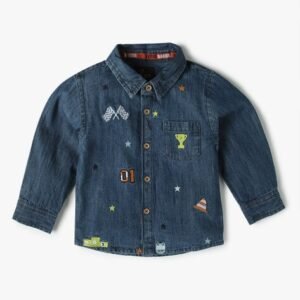 INF FRENDZ Embroidered Cotton Shirt