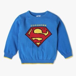 INF FRENDZ Superman Pattern Sweater