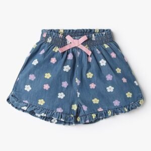 INF FRENDZ Unisex Floral Print Cotton Shorts