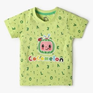 INF FRENDZ Cocomelon Print Round-Neck T-Shirt