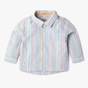 INF FRENDZ Boys Striped Regular Fit Shirt