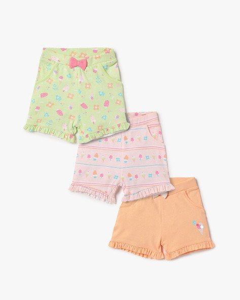 INF FRENDZ Pack of 3 Printed Assorted Shorts
