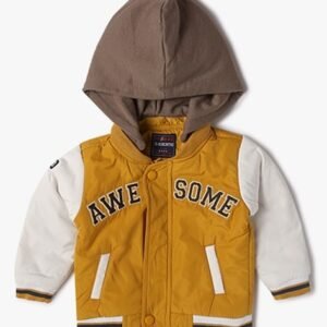 INF FRENDZ Embroidered Jacket with Detachable Hoodie