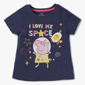 INF FRENDZ Peppa Pig Print Round-Neck T-Shirt