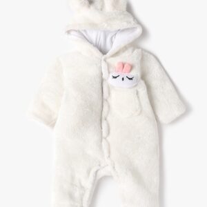 INF FRENDZ - Girls Fur Hooded Romper