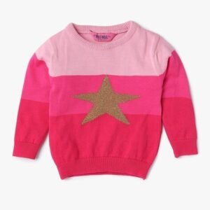 INF FRENDZ Colourblock Cotton Sweater