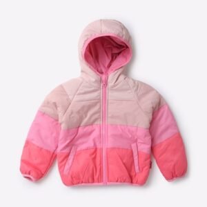 INF FRENDZ Colourblock Puffer Jacket with Hood